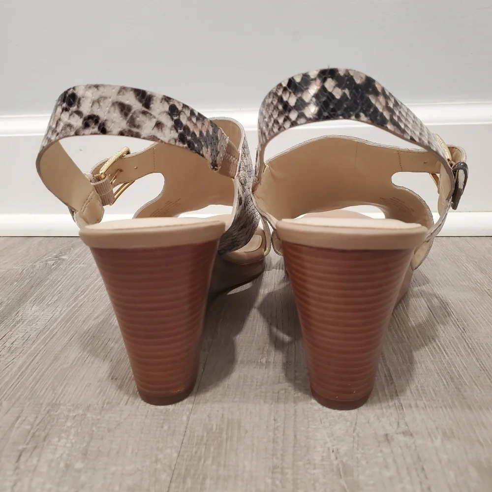 NEW Cole Haan Philomina Grand Snakeskin Wedge